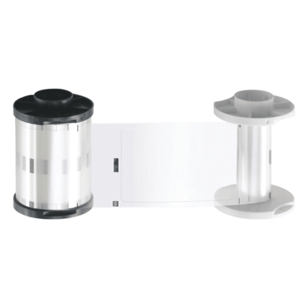 Cinta de Laminado Transparente 1.0 mil 250 Laminados por Cinta 1000 Totales HID 082702 para HDP6600 y DTC5500LMX - Imagen 1