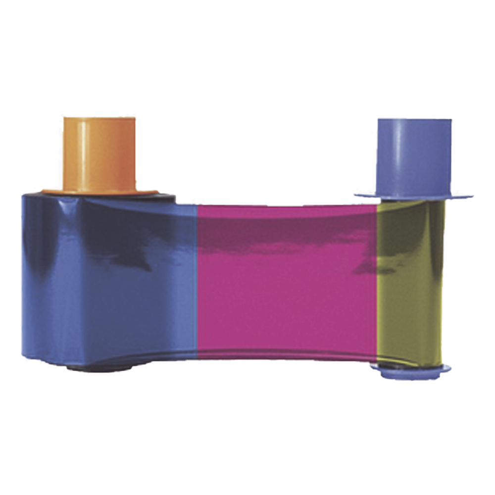 Ribbon YMCK 750 Impresiones Lado Simple Alta Definicion para Impresora HDP6600 HID 084921 - Imagen 1