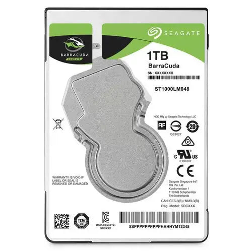 Disco Duro Interno 1TB 2.5" SATA 6Gb/s 5400RPM 128MB 7mm para Laptop Pc´s & All in One - SILYMX