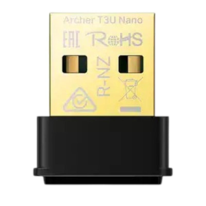 Adaptador Inalámbrico Tp-link Archer T3u Nano Color Negro ARCHER T3U NANO - SILYMX