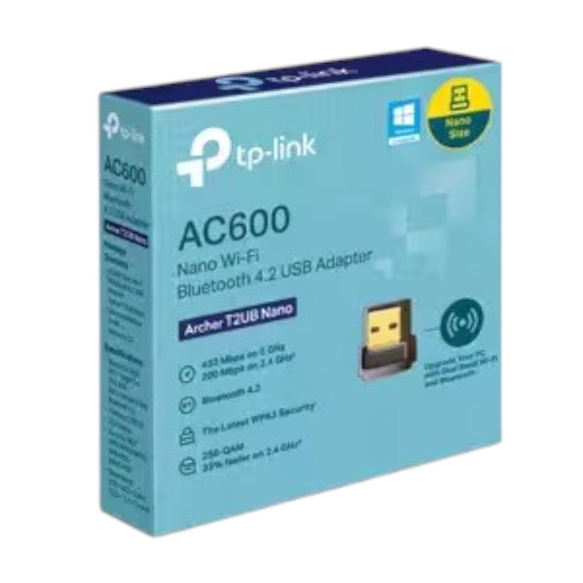 Adaptador De Red Usb Archer T2ub Nano Inalámbrico Tp-link ARCHER T2UB NANO - SILYMX