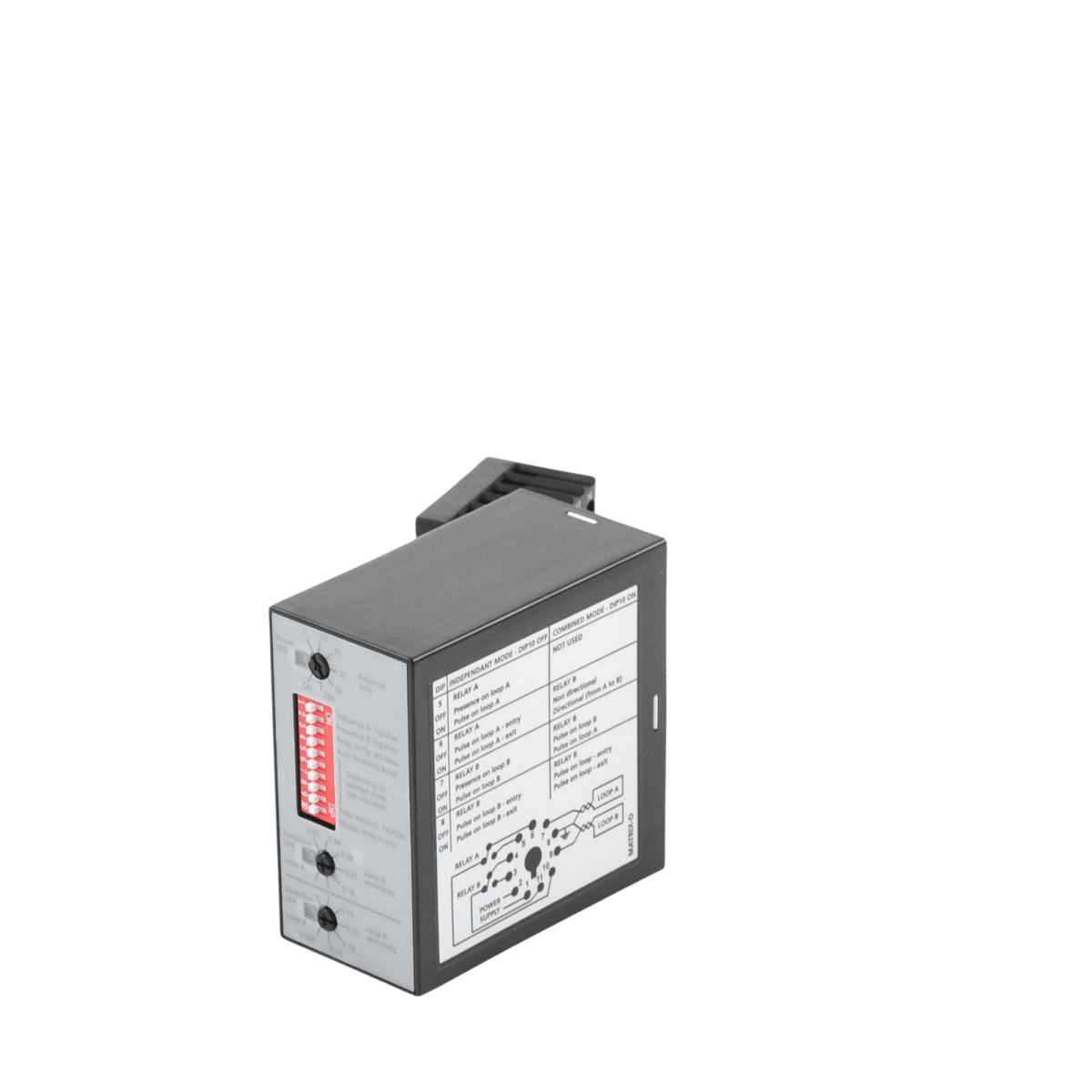Acceso VehicularBEA10-MATRIX-D-1224Sensor de Masa Dos Canales Accesos Vehiculares Lazo Magnetico 12/24VDC BEA 10 - MATRIX - D - 1224 - SILYMX