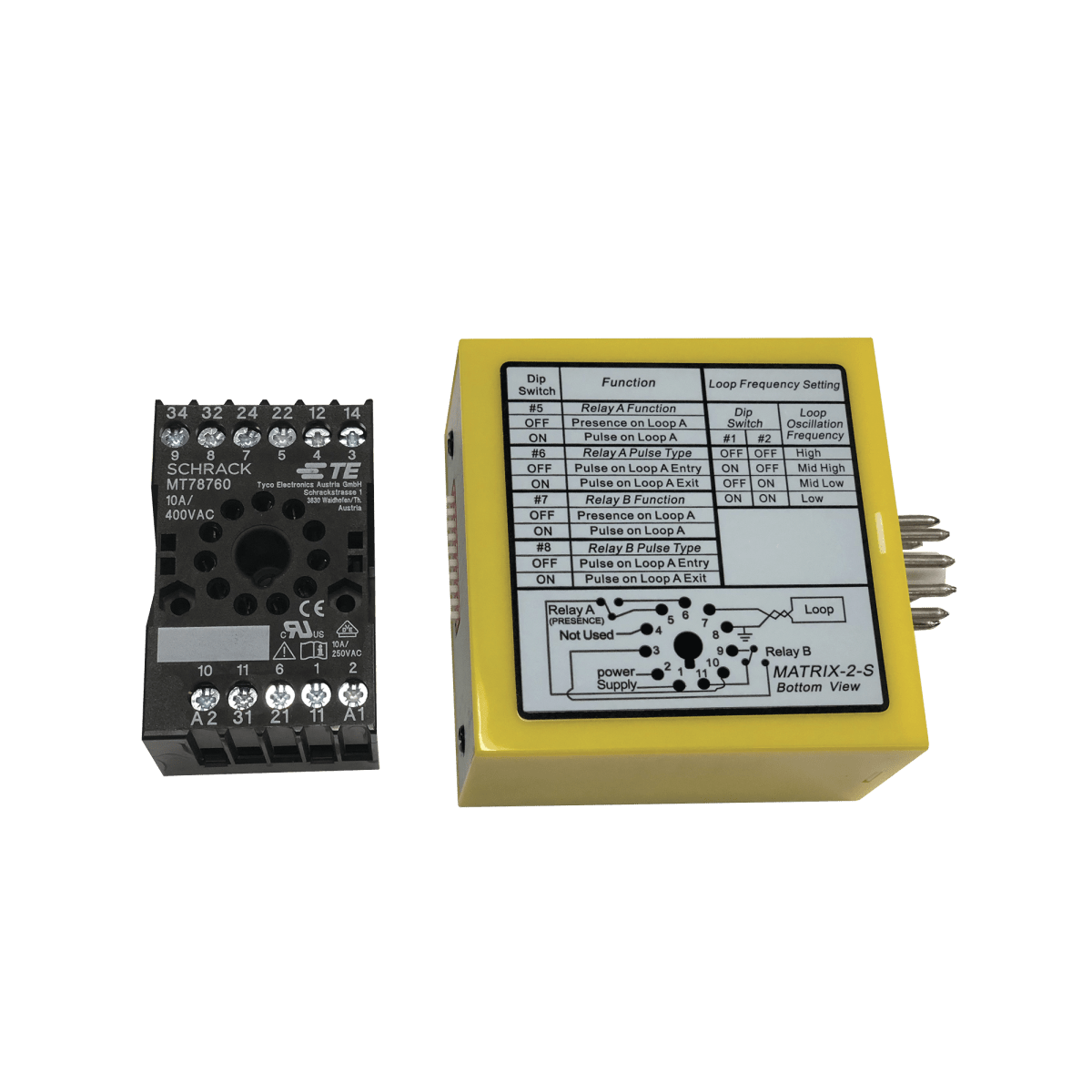 Acceso VehicularBEA10-MATRIX-IIS-1224Sensor de Masa Mono Canal Detección Vehicular 12 - 24V Lazo Magnético BEA 10 - MATRIX - IIS - 1224 - SILYMX