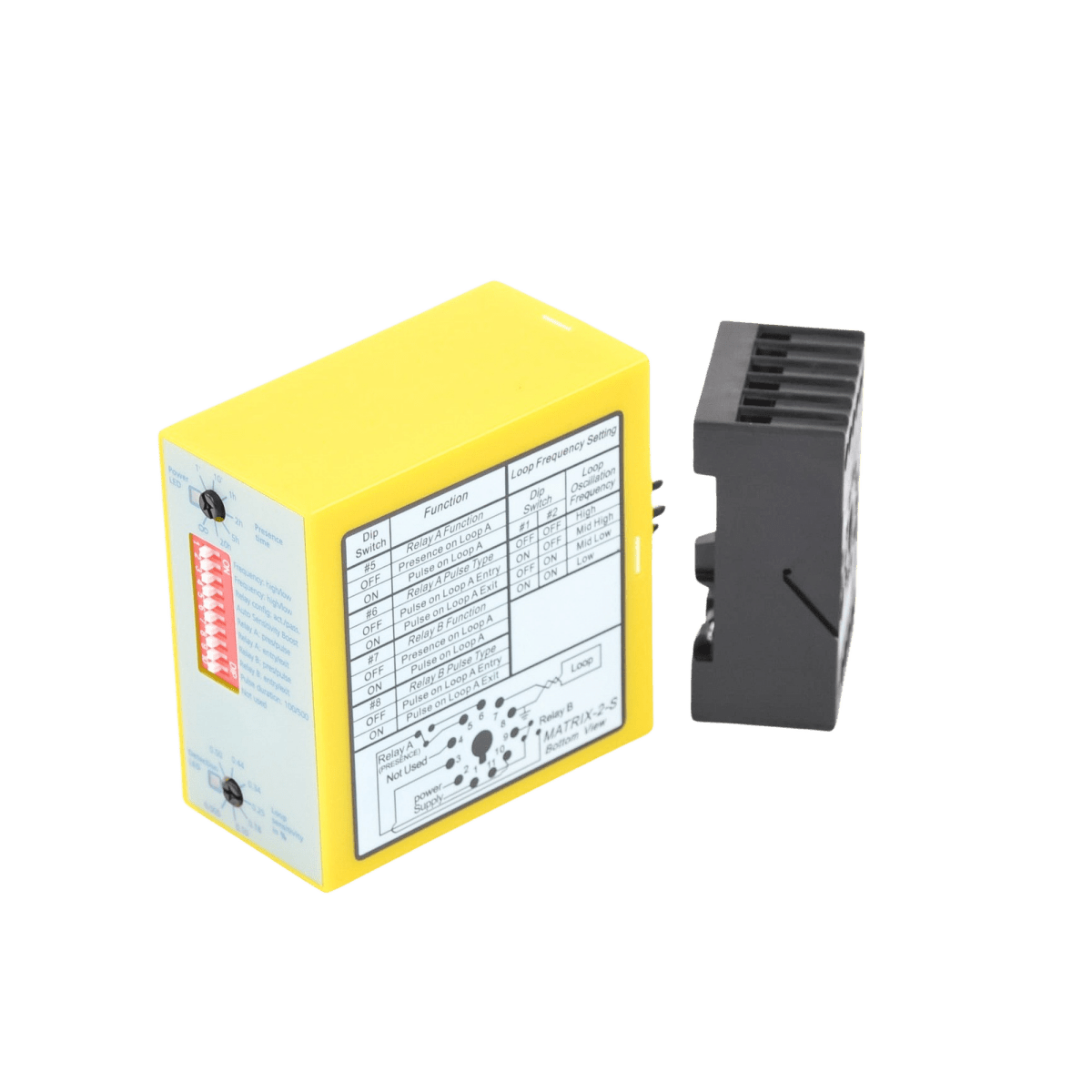 Acceso VehicularBEA10-MATRIX-IIS-1224Sensor de Masa Mono Canal Detección Vehicular 12 - 24V Lazo Magnético BEA 10 - MATRIX - IIS - 1224 - SILYMX