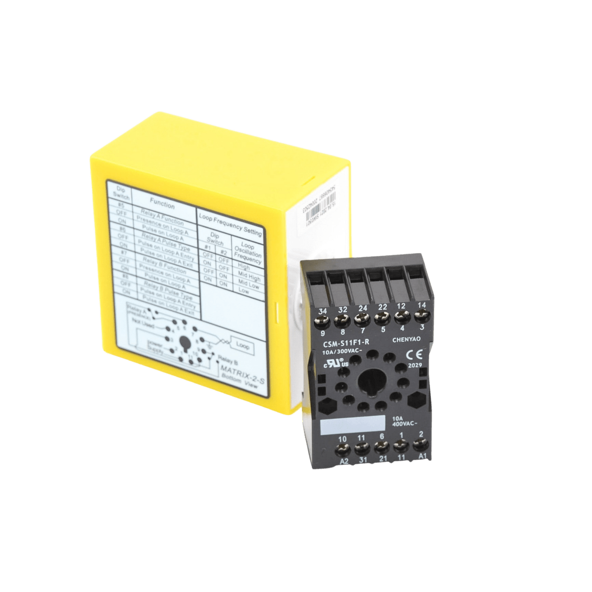 Acceso VehicularBEA10-MATRIX-IIS-1224Sensor de Masa Mono Canal Detección Vehicular 12 - 24V Lazo Magnético BEA 10 - MATRIX - IIS - 1224 - SILYMX