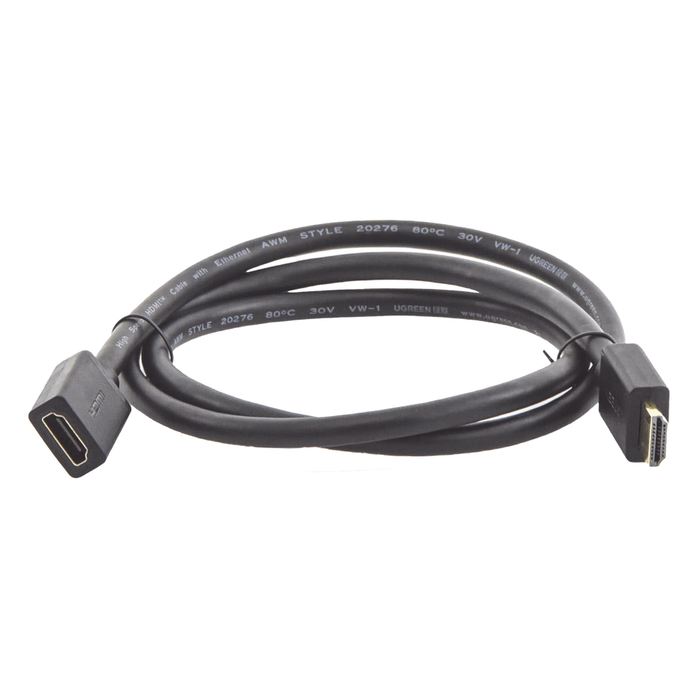 Cable Extensor HDMI 1m (3.28ft) 4K@60Hz 3D HDR Macho a Hembra Cobre Estañado UGREEN 10141 - Imagen 3