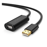 Cable Extensión Activo USB 2.0 5m (16.4ft) Macho-Hembra Amplificador FE1.1S 480 Mbps Triple Blindaje UGREEN 10319 - Imagen 1