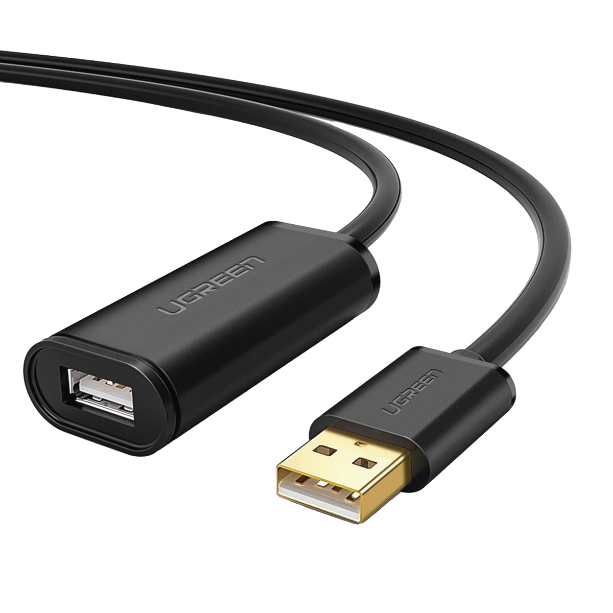 Cable Extensor USB 2.0 Activo 10m (32.8ft) Macho-Hembra Amplificador de Señal 480 Mbps Blindaje Triple UGREEN 10321 - Imagen 1