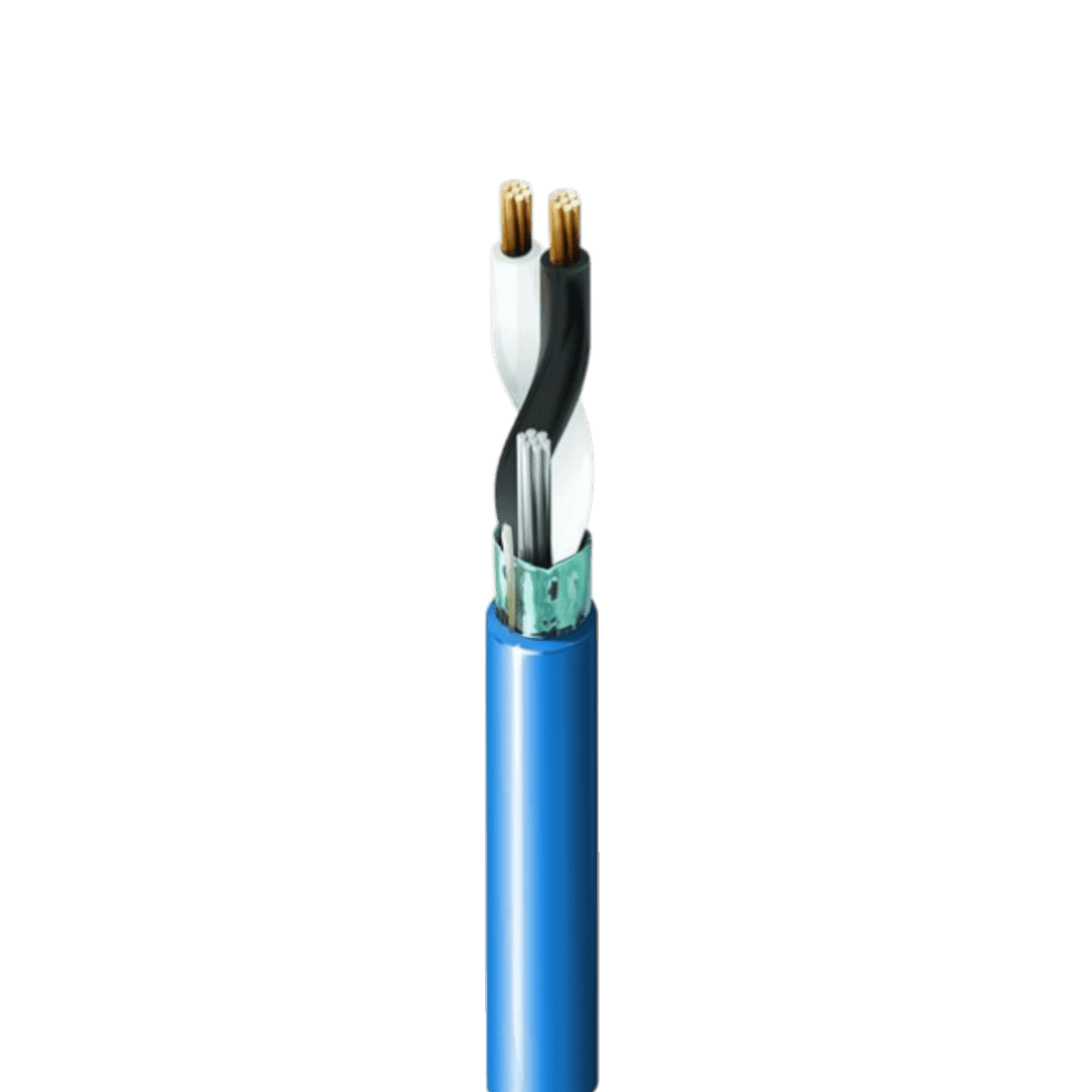 Bobina de Cable para Instrumentación 2x18 AWG 1 Par Blindado PLTC/ITC 300V 305m | Belden 1032A - SILYMX