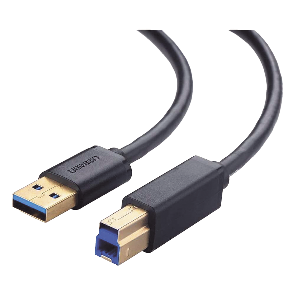 Cable USB-A 3.0 a USB-B 2m (6.6ft) 5 Gbps 2 A Blindaje Múltiple Plug & Play UGREEN 10372 - Imagen 2