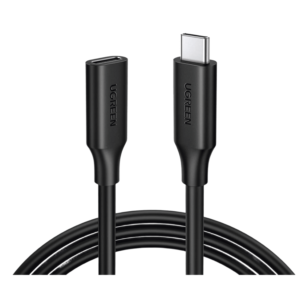 Cable Extensor USB-C Macho a Hembra 1m (3.3ft) USB 3.1 Gen 2 10Gbps 100W PD 4K 60Hz Thunderbolt 3 UGREEN 10387 - Imagen 1