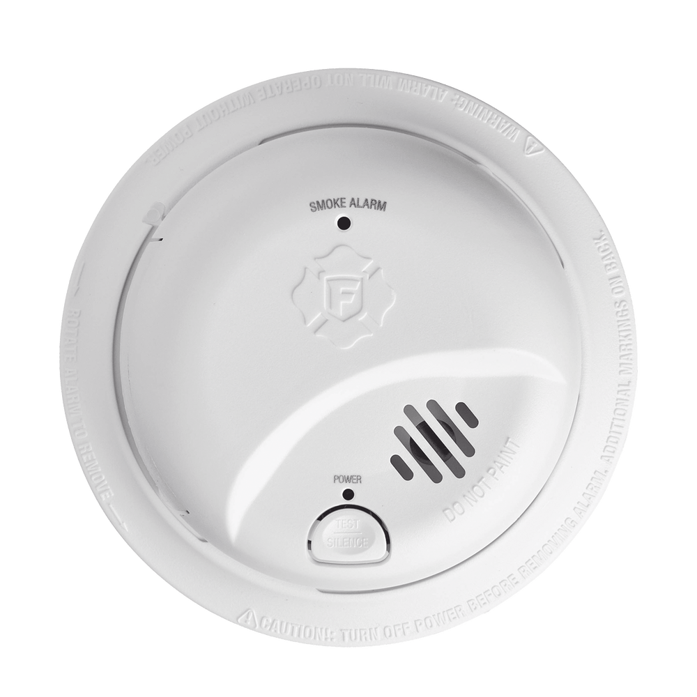 Detector de Humo Autónomo No Requiere Panel Con Botón para Silenciar Sensor por Ionización - SILYMX