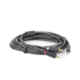Cable Adaptador de 3.5mm Macho a 2 RCA Macho 5 Metros Color Gris Blindaje Múltiple ABS Alta Calidad 10513 UGREEN - Imagen 1