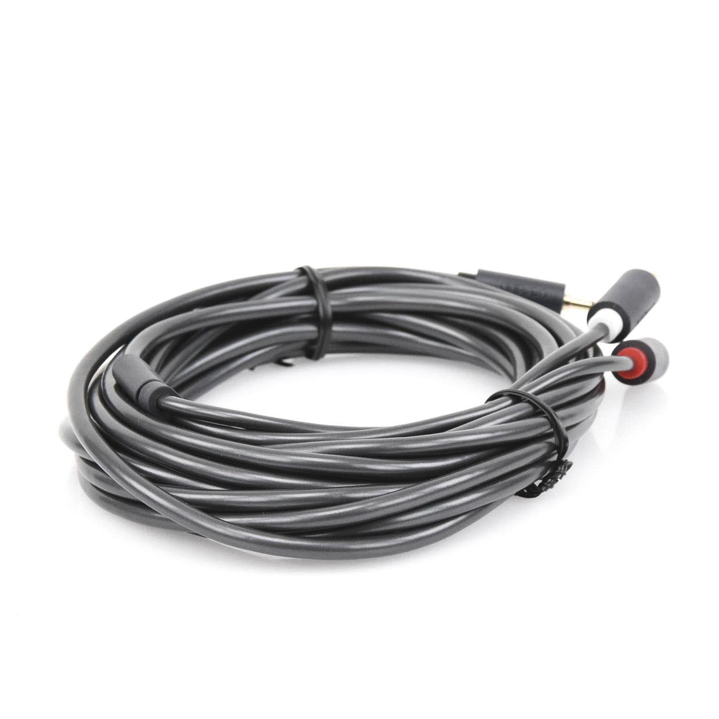 Cable Adaptador de 3.5mm Macho a 2 RCA Macho 5 Metros Color Gris Blindaje Múltiple ABS Alta Calidad 10513 UGREEN - Imagen 4