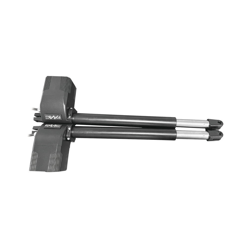 Kit de Operadores Abatibles FAAC 412 Para Puertas de 3 Metros y hasta 300 KG Operadores no Reversibles y Con llave de Desbloqueo Manual 105632447 - SILYMX