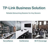 Switch PoE+ Tp-link no Administrable 26 puertos 10/100 Mbps + 2 puertos 1000 Mbps + 2 SFP 8 puertos Extensor PoE 250 m 250W TL-SL1226P - SILYMX