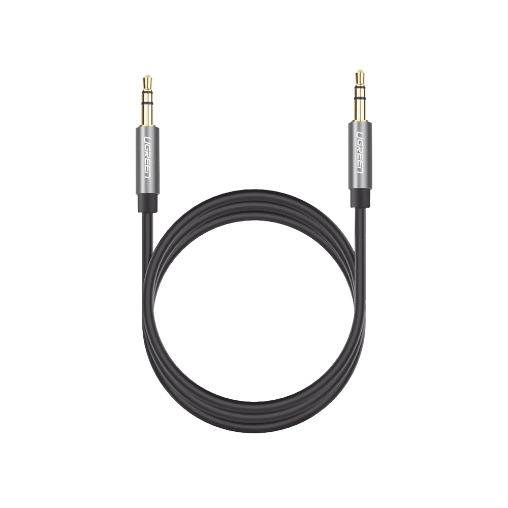 Cable Auxiliar 5 Metros Conector 3.5mm a 3.5mm Macho a Macho Cubierta de TPE Carcasa de Aluminio Color Negro 10737 - SILYMX