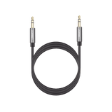 Cable Auxiliar 5 Metros Conector 3.5mm a 3.5mm Macho a Macho Cubierta de TPE Carcasa de Aluminio Color Negro 10737 - SILYMX
