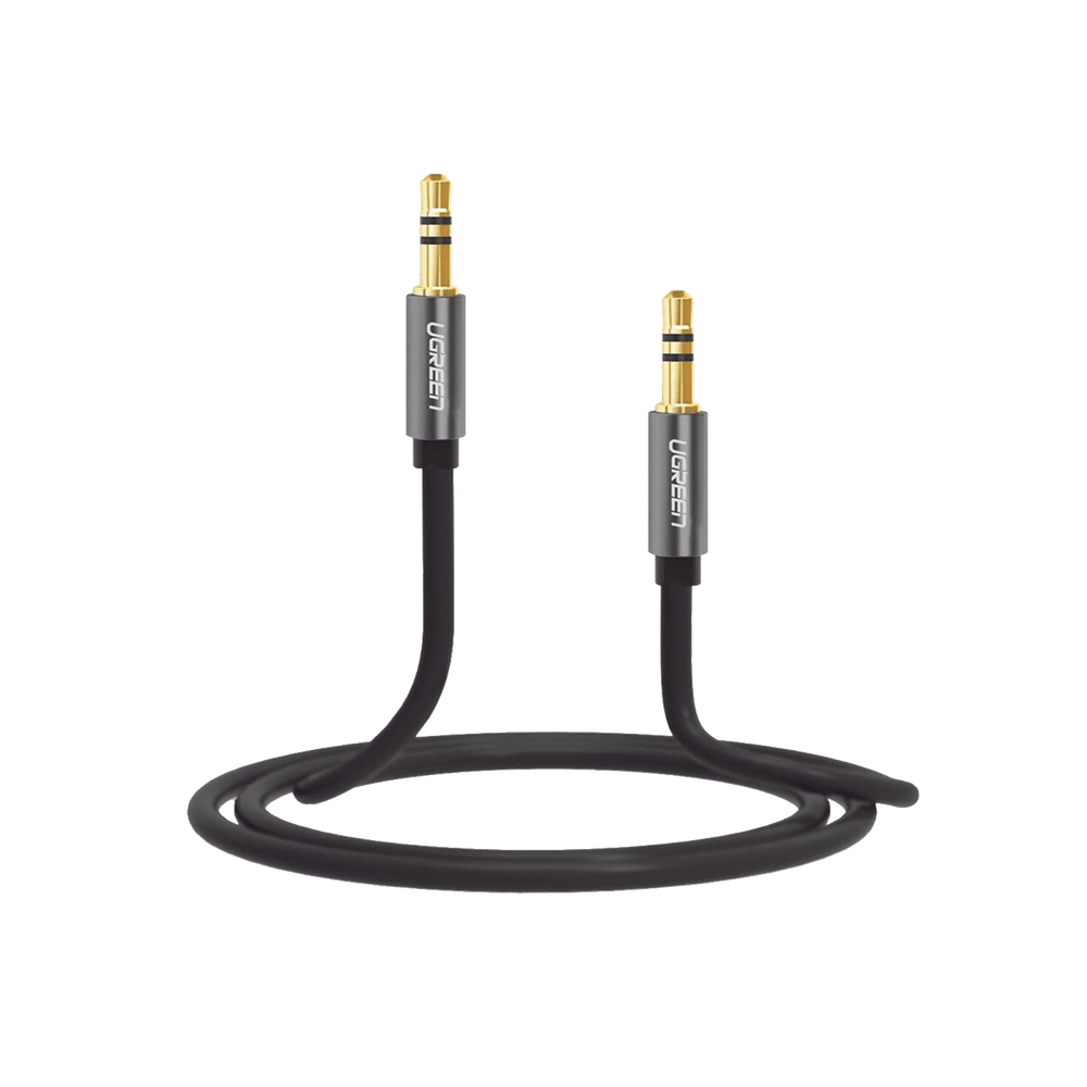 Cable Auxiliar 5 Metros Conector 3.5mm a 3.5mm Macho a Macho Cubierta de TPE Carcasa de Aluminio Color Negro 10737 - SILYMX