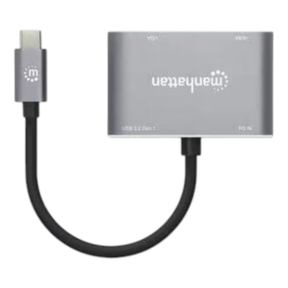 Docking USB-C 4 ptos HDMI VGA USB A USB 2 4K Full HD 3840 x 2160 1920 x 1080 3 x puertos USB 1 x USB Type-A Ports USB Tipo-A 2 x USB Type-C Ports USB tipo-C 1 x HDMI Ports HDMI VGA DisplayPort Cableado Windows 7 Windows  130691 - SILYMX