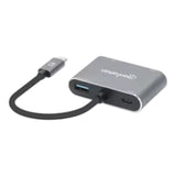 Docking USB-C 4 ptos HDMI VGA USB A USB 2 4K Full HD 3840 x 2160 1920 x 1080 3 x puertos USB 1 x USB Type-A Ports USB Tipo-A 2 x USB Type-C Ports USB tipo-C 1 x HDMI Ports HDMI VGA DisplayPort Cableado Windows 7 Windows  130691 - SILYMX