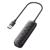 Hub USB-A 3.0 4 Puertos 5Gbps Cable 0.25m (0.82ft) Alimentación USB-C LED Ultra Delgado UGREEN 10915 - Imagen 1