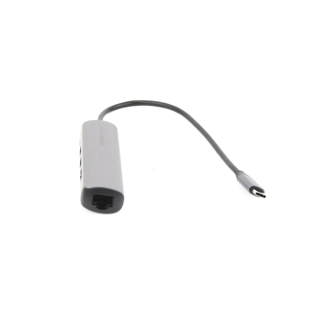 HUB USB-C Docking Station 5 en 1 Ultra Delgado 2 USB A 3.1 a 5 Gbps HDMI 4K 60Hz RJ45 Gigabit Ethernet USB C PD Carga Rápida 100W Soporta OTG Chips Inteligentes Pequeño y Ligero Caja de Aluminio 10919 - SILYMX