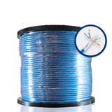 Bobina de Cable UTP Cat6a Belden CMR Riser Azul 305 Metros 10GXW12 0061000 - SILYMX