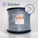Cables Categoría 6ABELDEN10GXS12 0081000Bobina Cable UTP Cat6A 305m (1001ft) 625MHz 23AWG CMR Cobre Gris Belden 10GXS12 0081000 - SILYMX