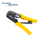 Herramientas para RedesFLUKE NETWORKS11212530Pinzas Crimpadora RJ45 RJ11 RJ12 8 6 4 Posiciones Trinquete Cortador Fluke Networks 11212530 - SILYMX