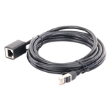 Cable de Extension Ethernet Cat6 F/UTP 3m (9.84ft) Macho a Hembra RJ45 1000Mbps Negro UGREEN 11282 - Imagen 2