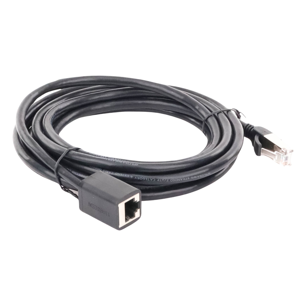 Cable de Extension Ethernet Cat6 F/UTP 3m (9.84ft) Macho a Hembra RJ45 1000Mbps Negro UGREEN 11282 - Imagen 5