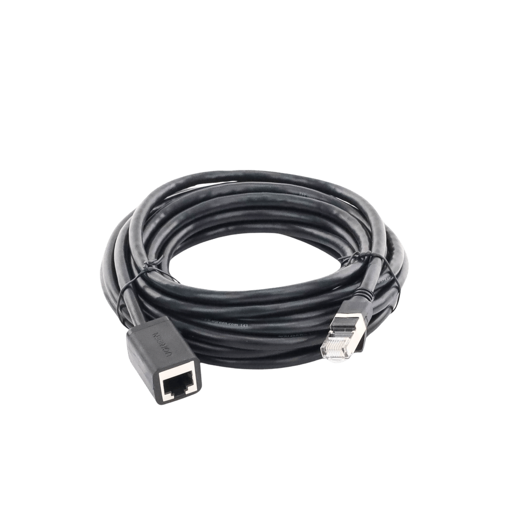 Cable de Extensión UGREEN Cat6 RJ45 F/UTP Macho a Hembra 5m Método de conexión 568B 1000Mbps 250MHz Caja de Cobre Negro 11283 - SILYMX