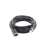 Cable de Extensión UGREEN Cat6 RJ45 F/UTP Macho a Hembra 5m Método de conexión 568B 1000Mbps 250MHz Caja de Cobre Negro 11283 - SILYMX