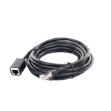 Cable de Extensión UGREEN Cat6 RJ45 F/UTP Macho a Hembra 5m Método de conexión 568B 1000Mbps 250MHz Caja de Cobre Negro 11283 - SILYMX