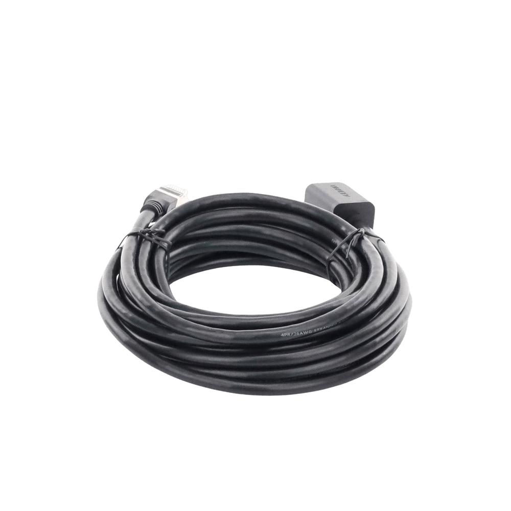 Cable de Extensión UGREEN Cat6 RJ45 F/UTP Macho a Hembra 5m Método de conexión 568B 1000Mbps 250MHz Caja de Cobre Negro 11283 - SILYMX