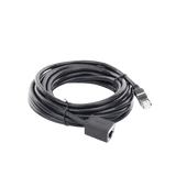Cable de Extensión UGREEN Cat6 RJ45 F/UTP Macho a Hembra 5m Método de conexión 568B 1000Mbps 250MHz Caja de Cobre Negro 11283 - SILYMX