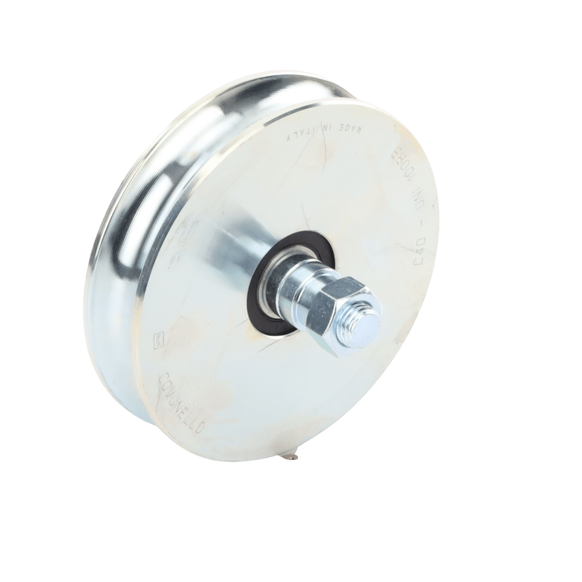 Accesorios Acceso VehicularCOMUNELLO1150-5060-001Rueda Industrial 14 cm Canal U Sin Soporte 550kg COMUNELLO 1150 - 5060 - 001 - SILYMX