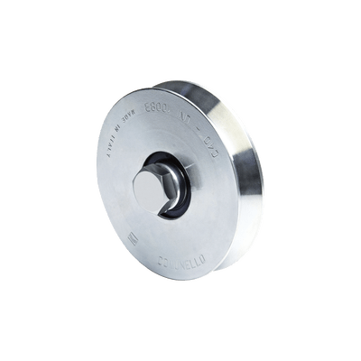Accesorios Acceso VehicularCOMUNELLO1150-1050-001Rueda 12cm Canal V Capacidad 240kg Sin Soporte Puertas Corredizas Comunello 1150 - 1050 - 001 - SILYMX