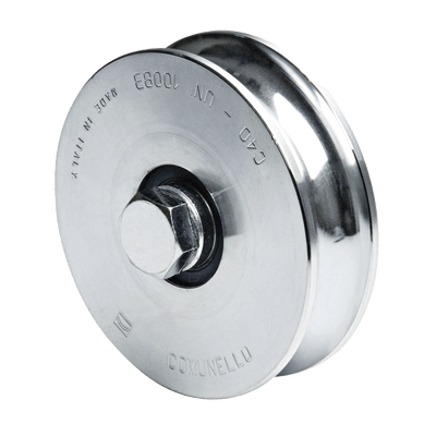 Accesorios Acceso VehicularCOMUNELLO1150-5060-001Rueda Industrial 14 cm Canal U Sin Soporte 550kg COMUNELLO 1150 - 5060 - 001 - SILYMX