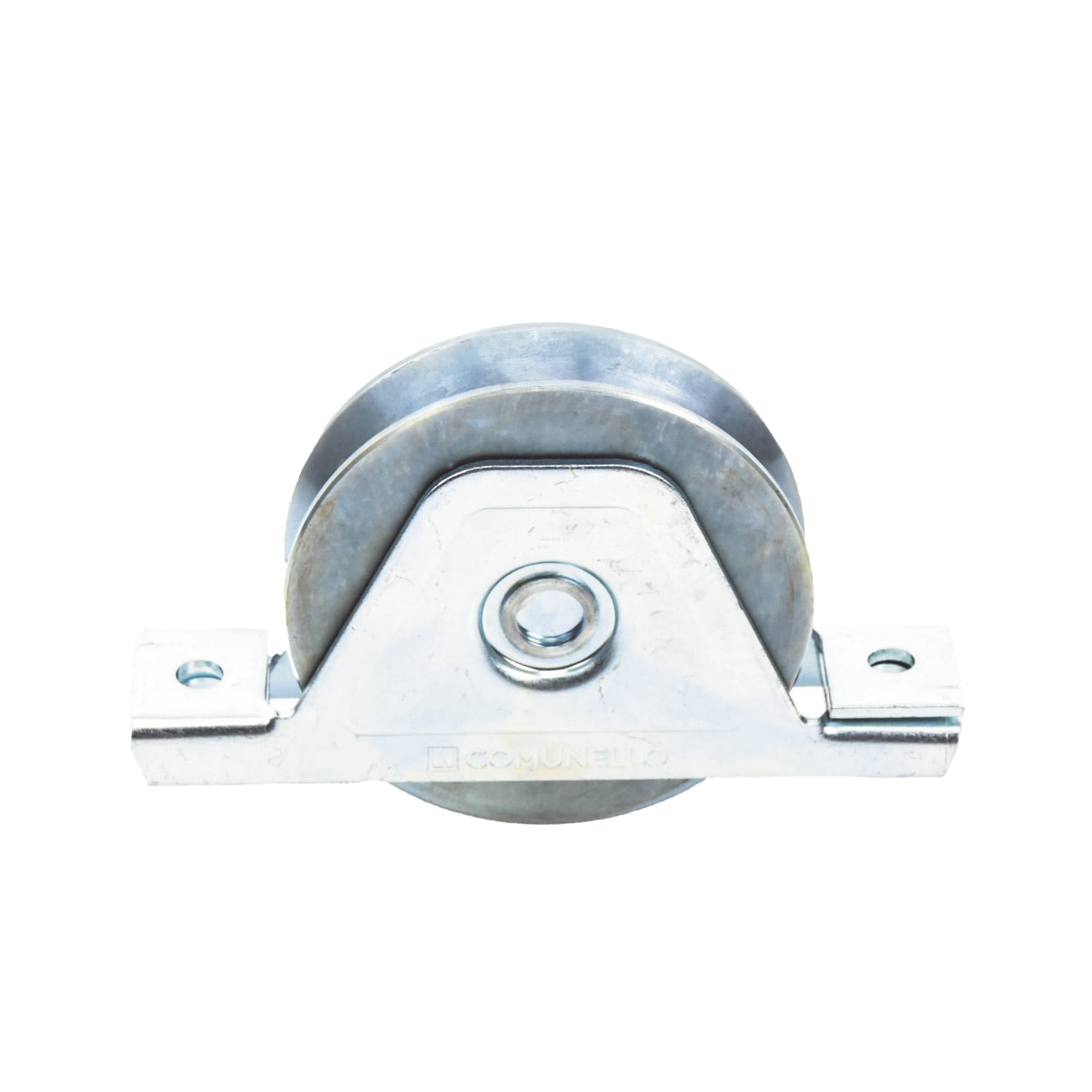 Rueda de 10 cm / Capacidad Para Puertas de Hasta 380 kg / Canal Tipo "V" COMUNELLO - Imagen 2
