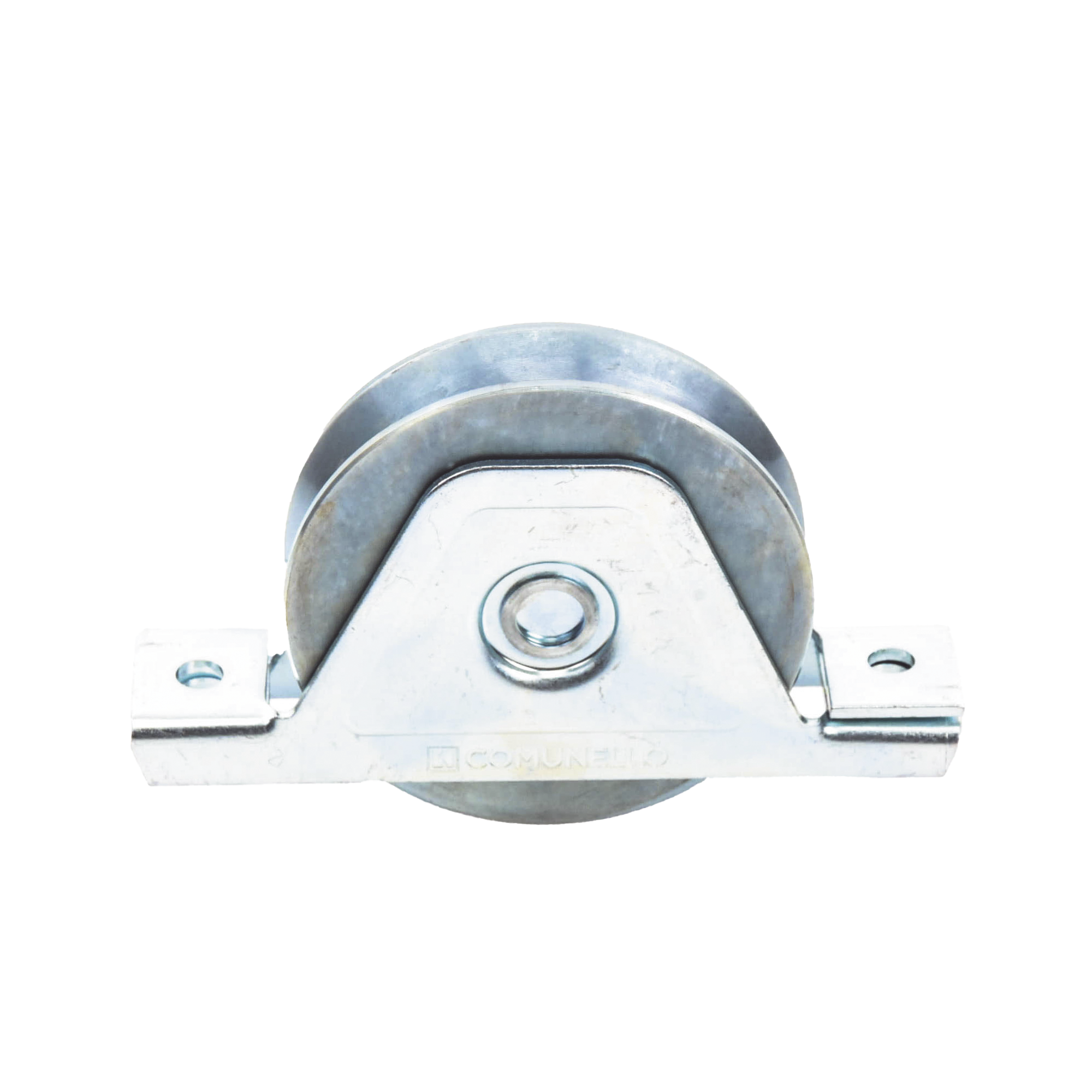 Rueda de 10 cm / Capacidad Para Puertas de Hasta 380 kg / Canal Tipo "V" COMUNELLO - Imagen 2