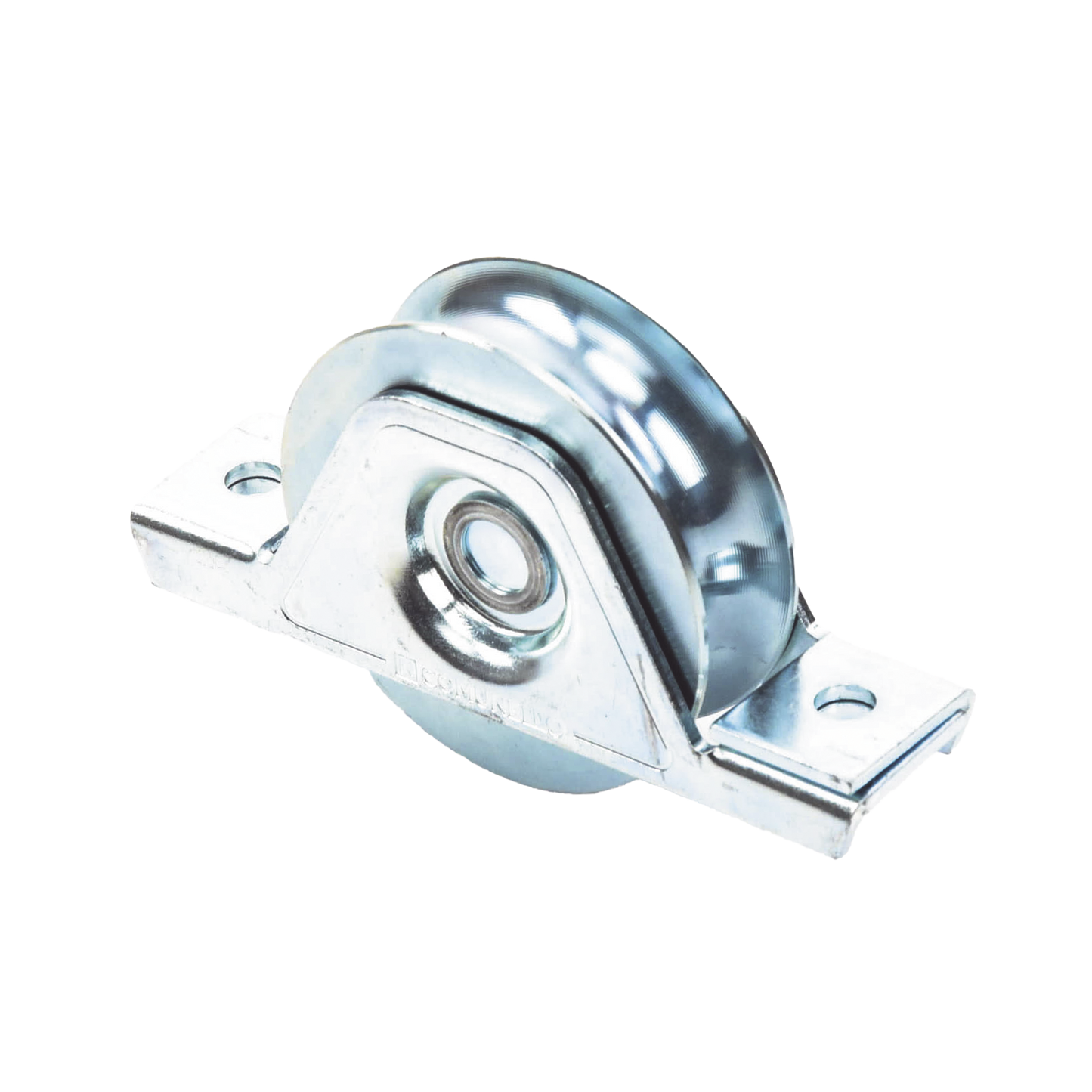 337 - Rueda de 8 cm Capacidad Para Puertas de Hasta 180 kg Canal Tipo "U" 1151-5025-001 COMUNELLO - Imagen 1