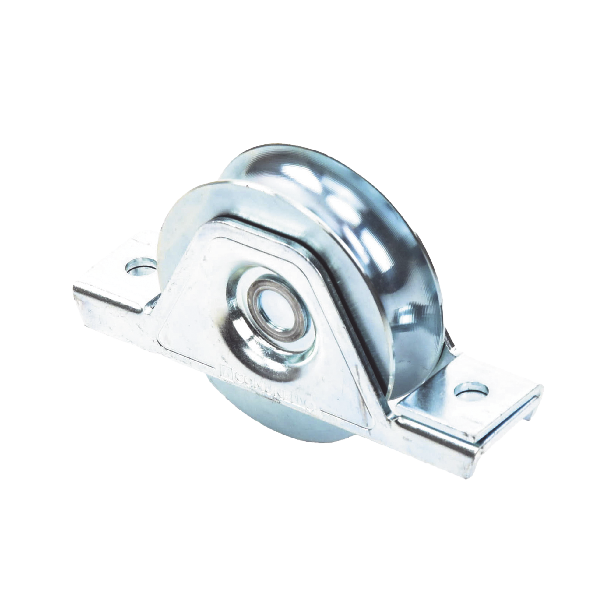 337 - Rueda de 8 cm Capacidad Para Puertas de Hasta 180 kg Canal Tipo "U" 1151-5025-001 COMUNELLO - Imagen 1