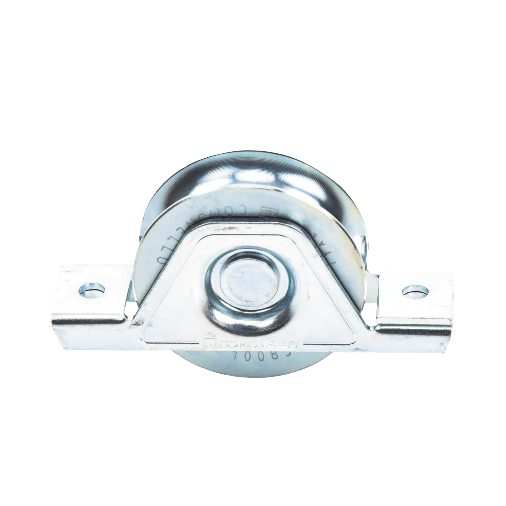 337 - Rueda de 8 cm Capacidad Para Puertas de Hasta 180 kg Canal Tipo "U" 1151-5025-001 COMUNELLO - Imagen 4