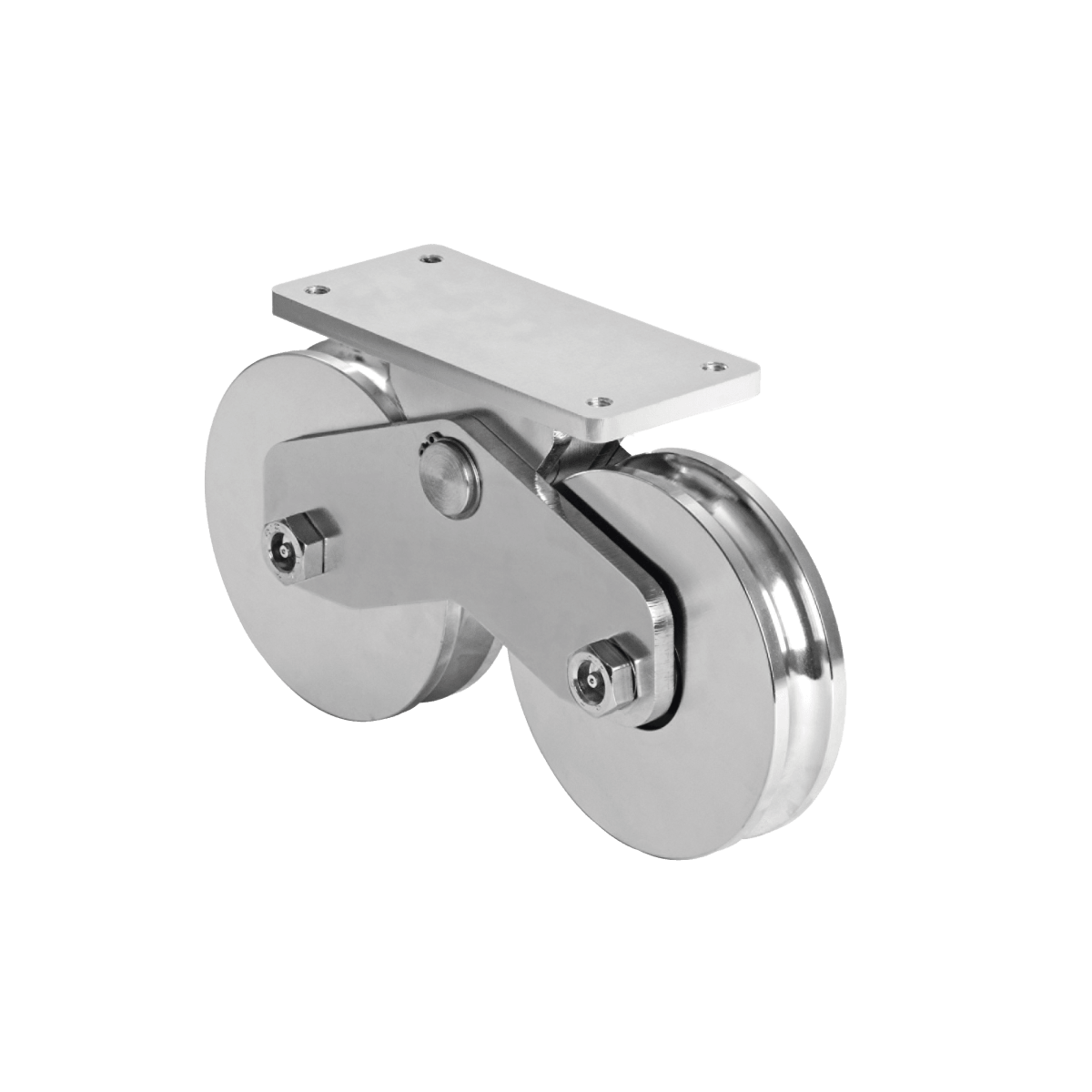 Accesorios Acceso VehicularCOMUNELLO1151-5641-001Rueda Doble 12cm Capacidad 1200kg Canal Tipo U COMUNELLO 1151 - 5641 - 001 - SILYMX