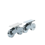 Accesorios Acceso VehicularCOMUNELLO1151-5641-001Rueda Doble 12cm Capacidad 1200kg Canal Tipo U COMUNELLO 1151 - 5641 - 001 - SILYMX