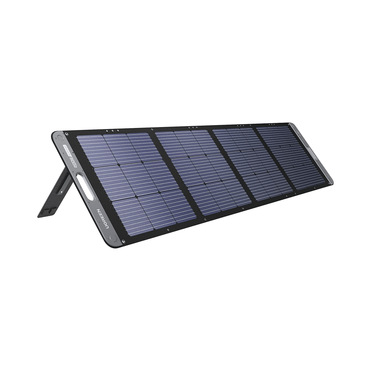 Panel Solar Plegable 200W / Recomendado para el Power Station Portable de 1200W UGREEN /  Alta Eficiencia de Conversión / Alineación Inteligente de la Luz Solar / Resistente Al Agua y Duradero / Incluye Cable XT60 Macho a Macho 2m. - SILYMX