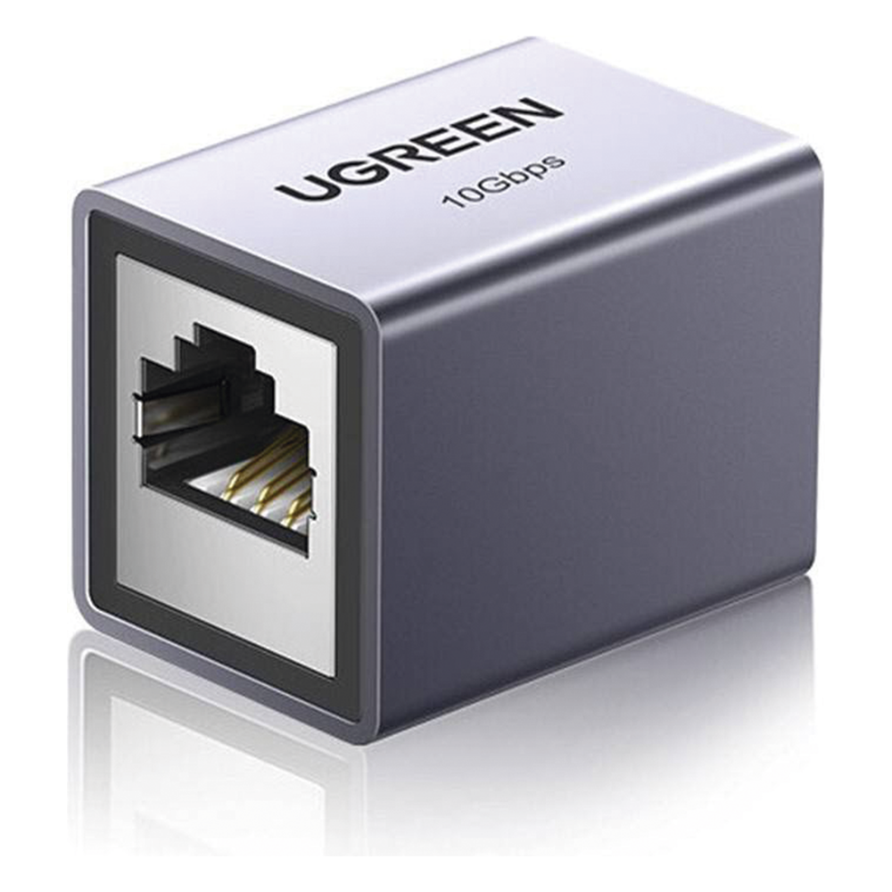 Acoplador Ethernet RJ45 Hembra a Hembra 10Gbps Blindado STP Cat8-Cat5 100m (328ft) Aluminio UGREEN 15117 - Imagen 2