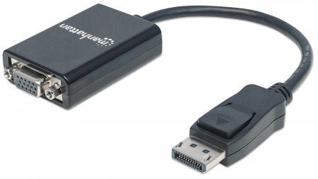 Cables de VideoMANHATTAN151962Cable Convertidor DisplayPort a VGA Plug and Play Manhattan 151962 - SILYMX